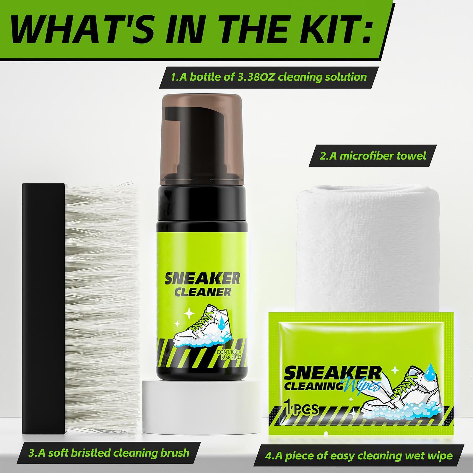 스니커즈 클리너 4개입 100ml 폼 노워시 케어 리무 - Sneaker Care For Canvas Fabrics 리뷰 및 가격