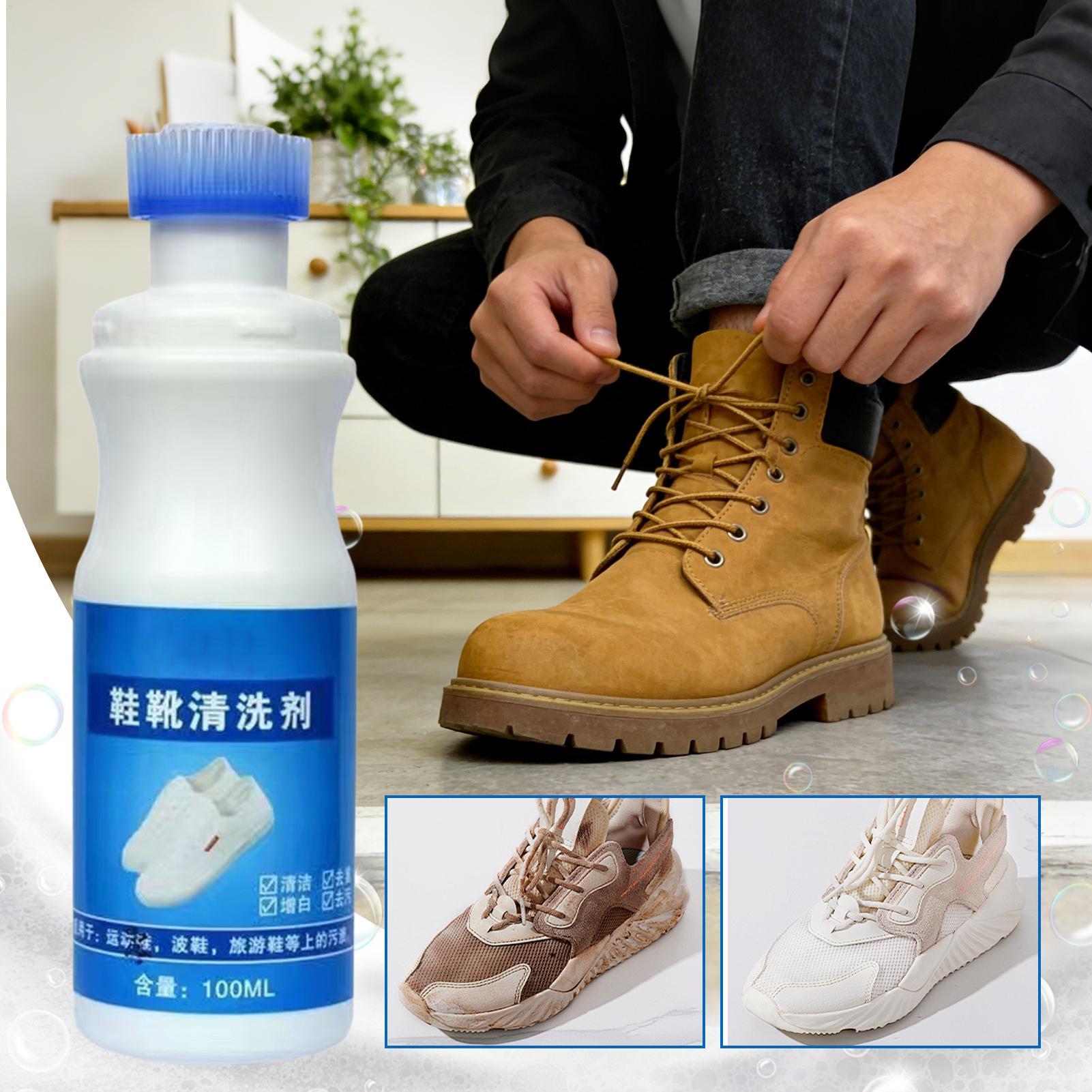 화이트 슈즈 클리너 100ml 폼 무수 화이트닝 리무버 - Sneaker Care Products 리뷰 및 가격
