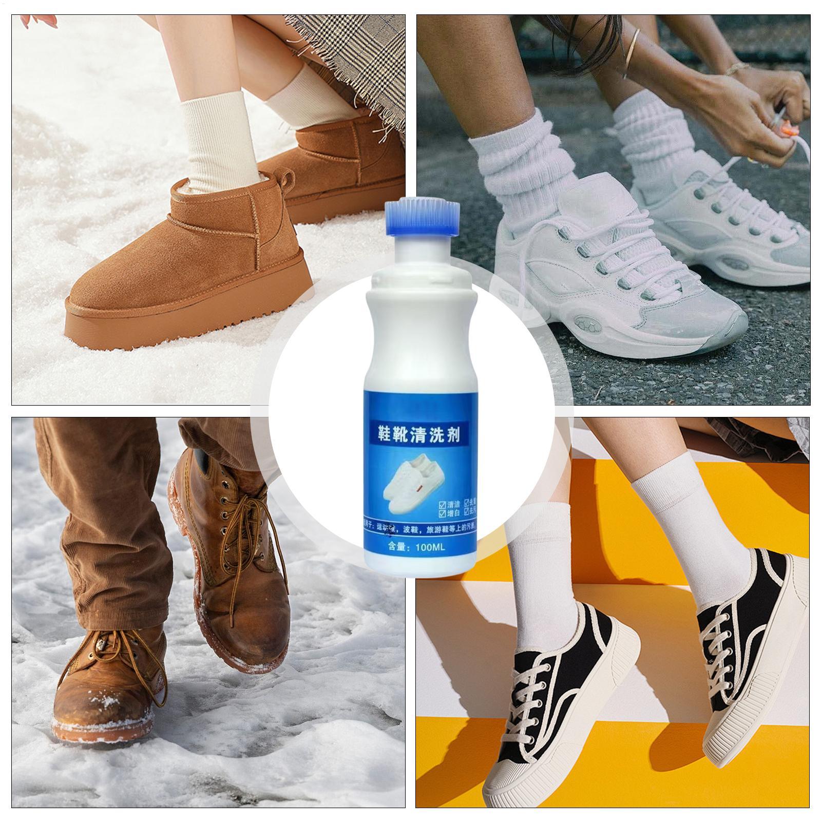 화이트 슈즈 클리너 100ml 폼 무수 화이트닝 리무버 - Sneaker Care Products 리뷰 및 가격