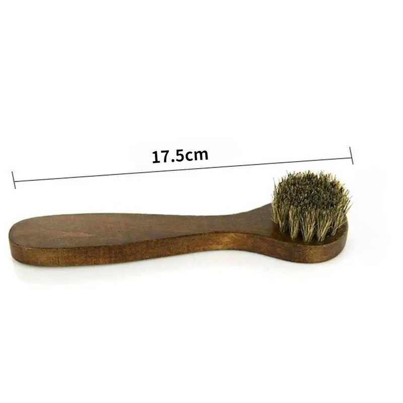 부드러운 말털 구두솔 긴 손잡이 둥근 머리 가죽 세척제 - Sneaker Care Products 리뷰 및 가격
