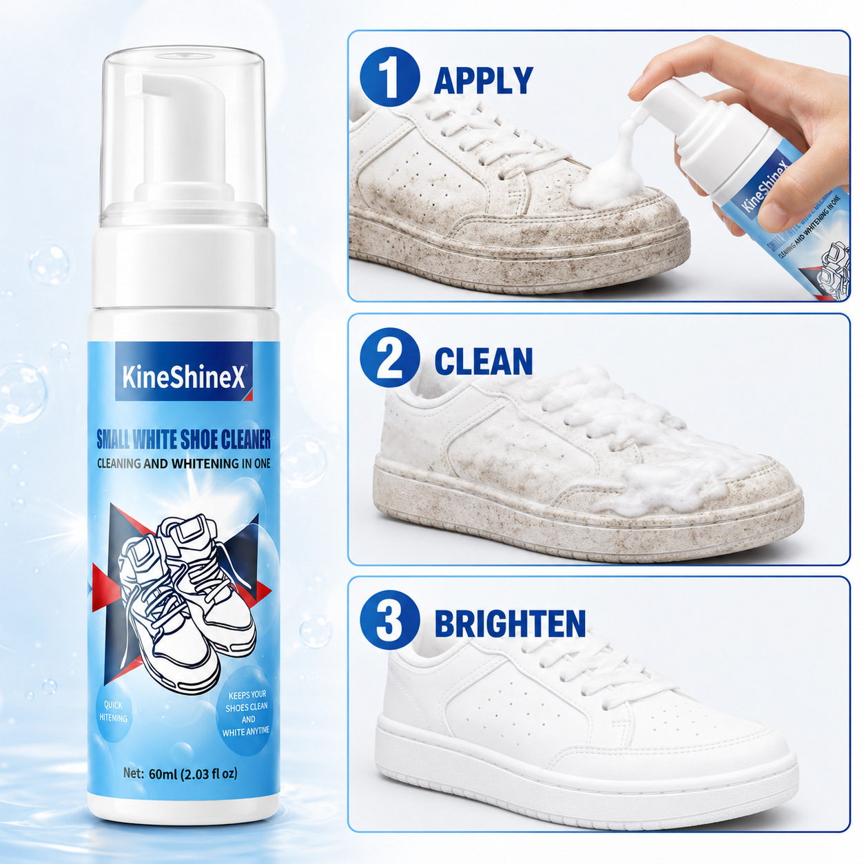 기헨 신발 클리너 키트, 물 없이 사용하는 폼 신발 클 - Sneaker Care Products 리뷰 및 가격