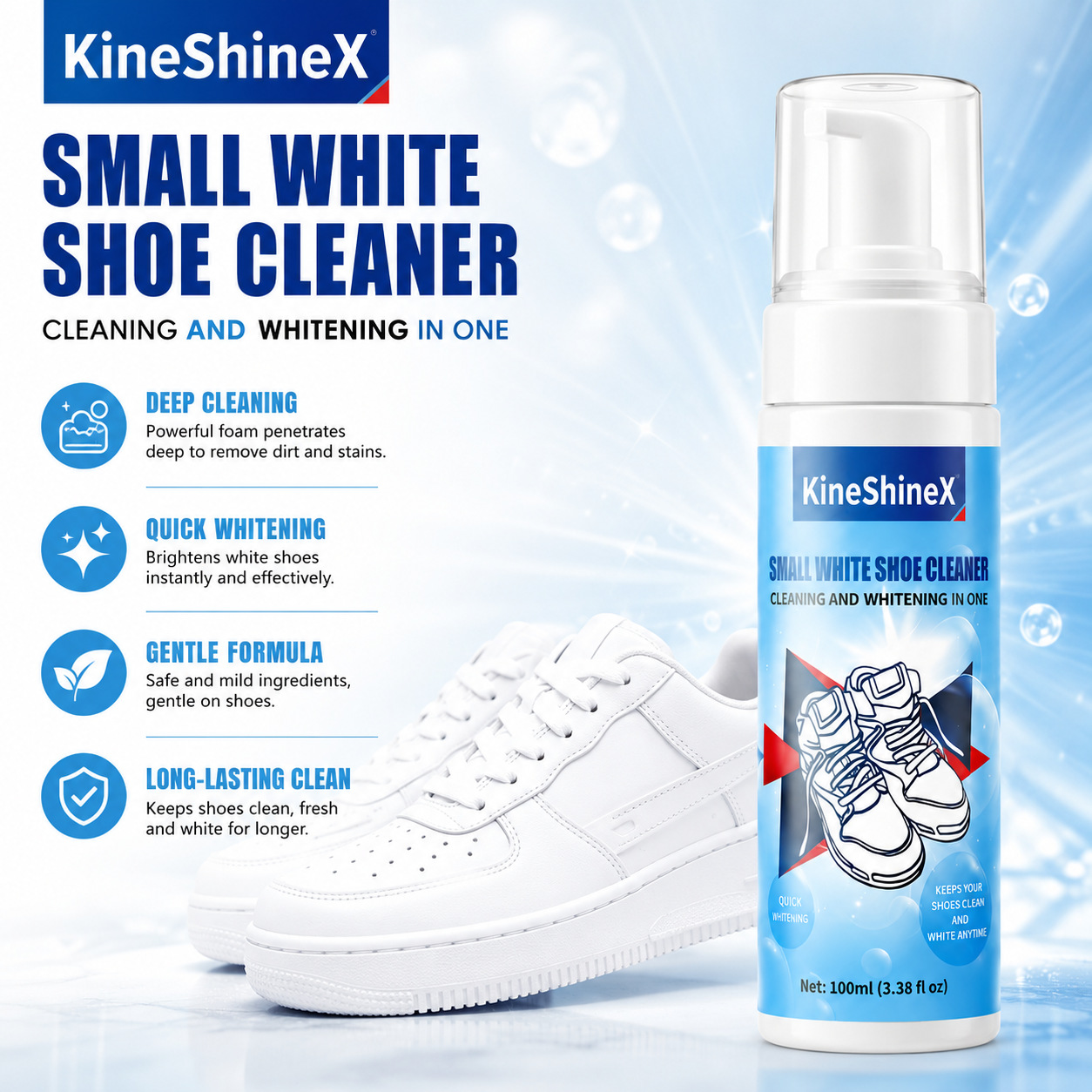기헨 신발 클리너 키트, 물 없이 사용하는 폼 신발 클 - Sneaker Care Products 리뷰 및 가격